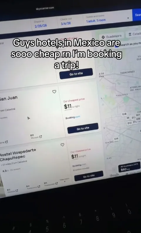 Cheap Mexico hotel trip
