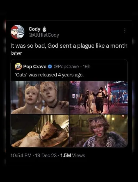 Cats Movie Plague Reaction