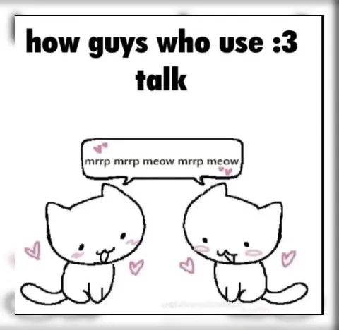 How Guys Who Use :3 Talk