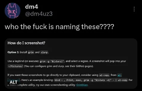 Who Is Naming These Commands