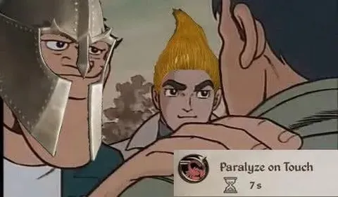 Paralyze on Touch
