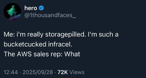 Storagepilled Infracel Meets AWS Sales