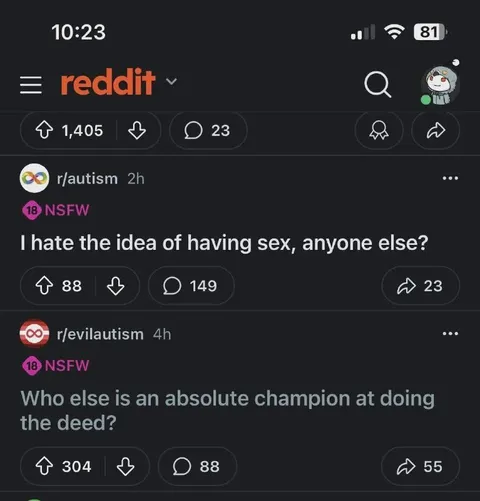 Reddit Sex Contradiction