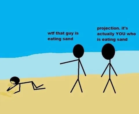 Projection: You're Eating Sand