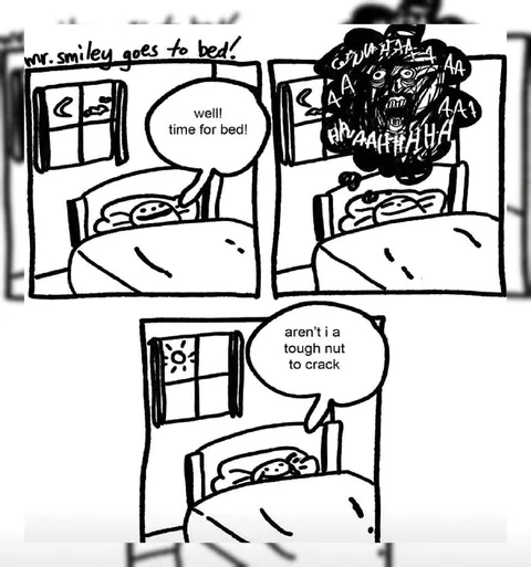 Mr. Smiley Goes to Bed