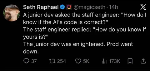 AI Code Correctness Joke