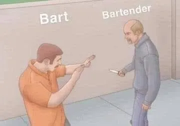 Bart Thanks the Bartender