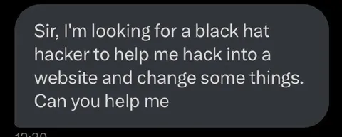 Looking for a Black Hat Hacker