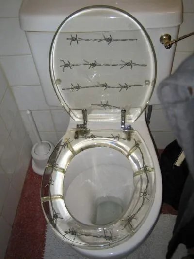 Колючий унитаз