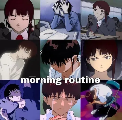 Anime Morning Routine