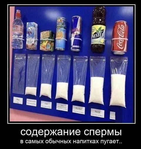 Содержание спермы в напитках