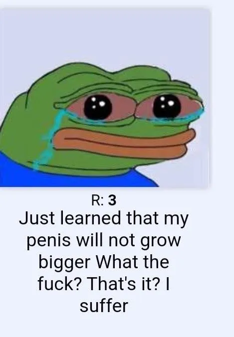 Pepe Learns It Won’t Grow