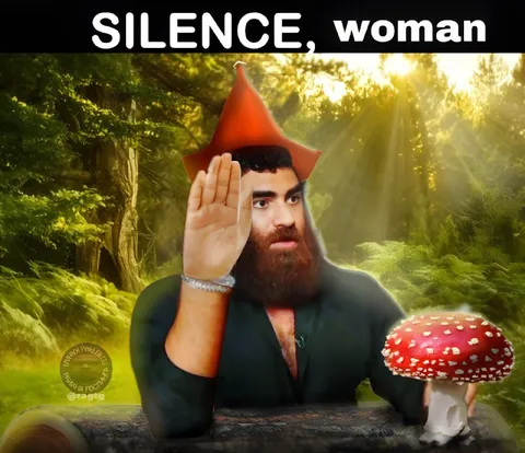 SILENCE, woman wizard meme
