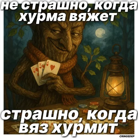Страшно, когда вяжет хурмит