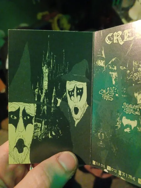 Creepy Masked Figures in a Book