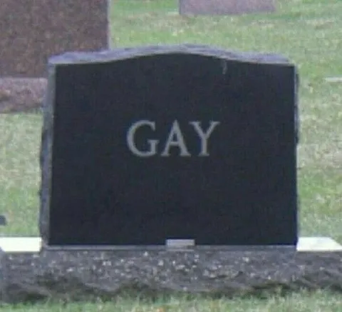 Gay Gravestone