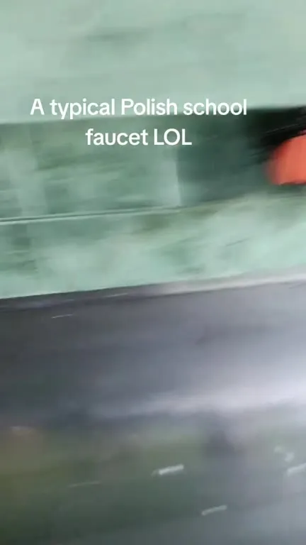 Typical Polish School Faucet