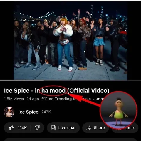 Ice Spice in Ha Mood Video