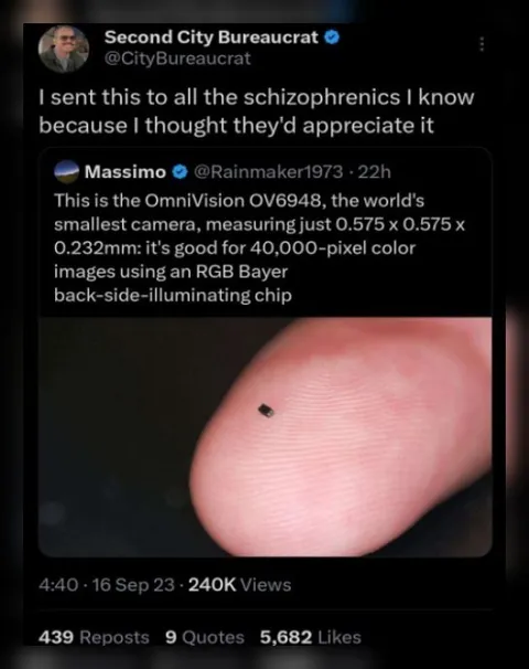 Tiny Camera Sent to Schizophrenics