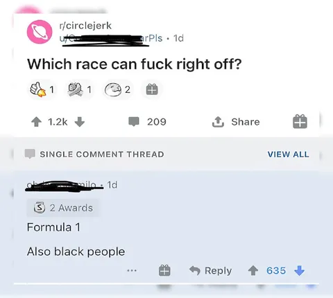 Which Race Can Fuck Right Off