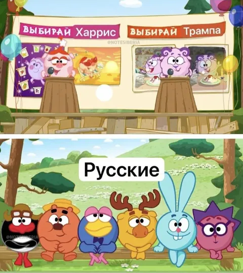 Выбирай Харрис или Трампа