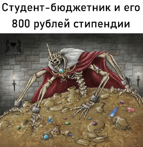 Студент-бюджетник и 800 рублей