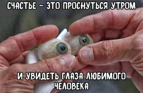 Счастье — увидеть глаза любимого