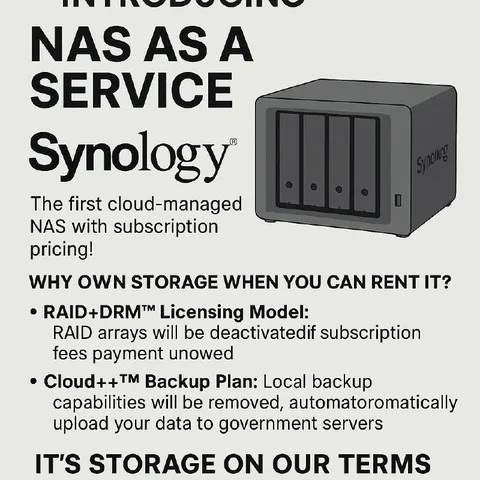 Synology Storage on Our Terms