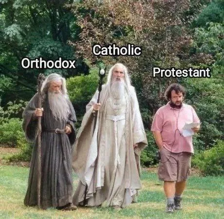 Orthodox Catholic Protestant