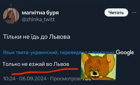 Тільки не їдь до Львова
