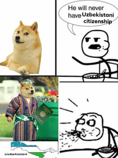 Doge Gets Uzbekistani Citizenship