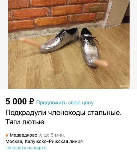 Подкрадули членoходы стальные
