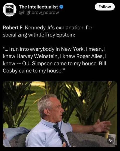 RFK Jr Names Everyone He Knows