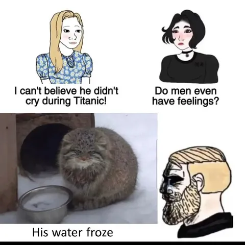 His Water Froze During Titanic