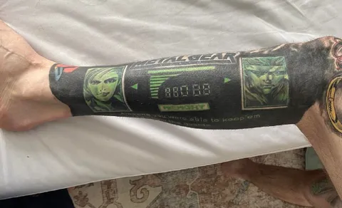Alien Game Tattoo Display