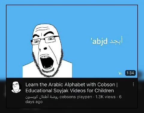 Learn Arabic Alphabet with Soyjak