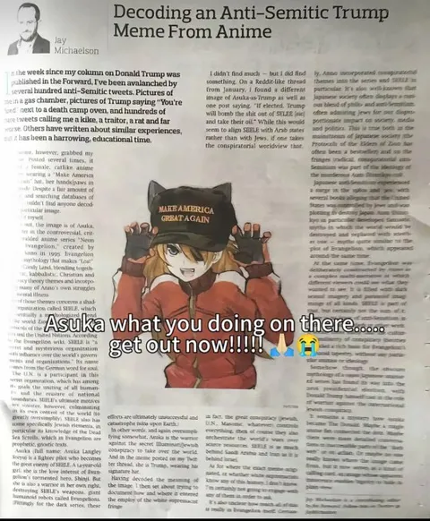 Asuka Trump Meme Panic
