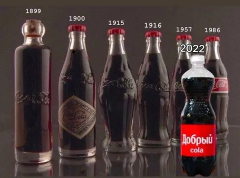 Эволюция Coca-Cola до Добрый Cola