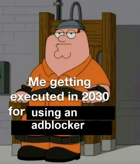 Executed for Using an Adblocker