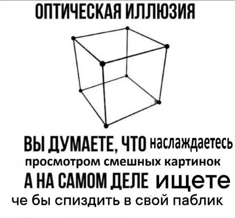Оптическая иллюзия про паблик