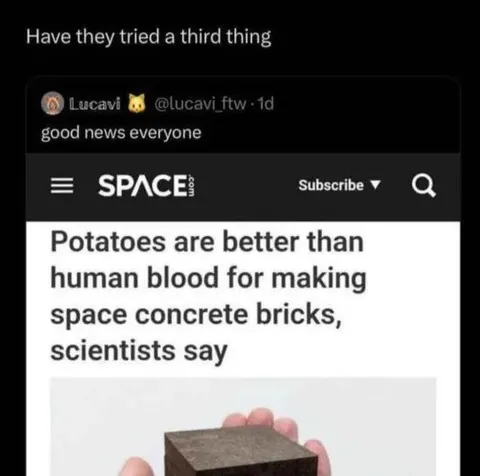 Potatoes Beat Human Blood