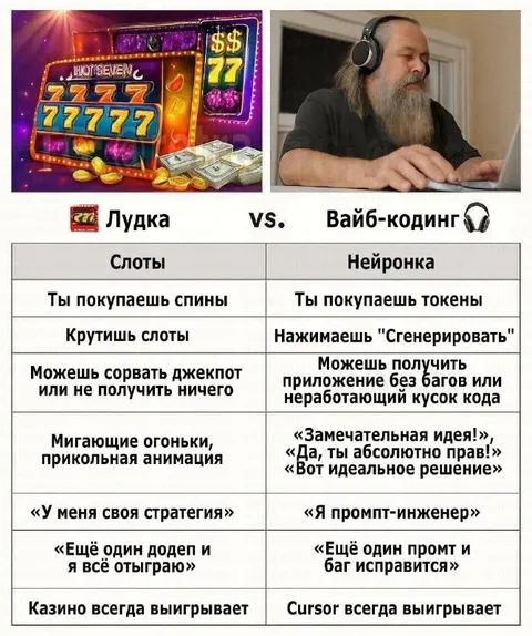 Лудка против вайб-кодинга