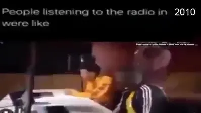 People Listening to Radio in 2010