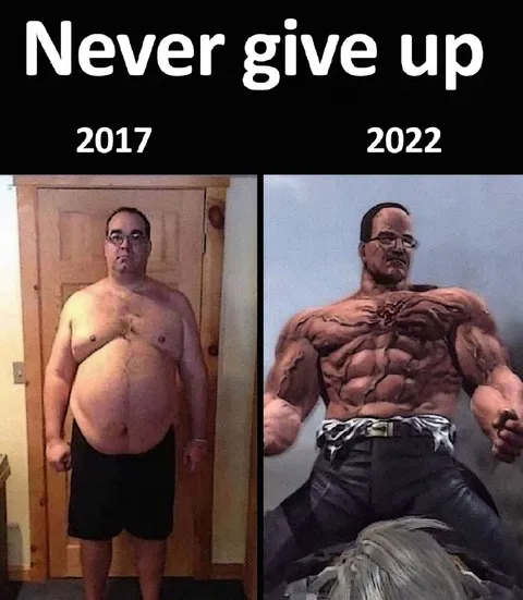 Never Give Up Transformation