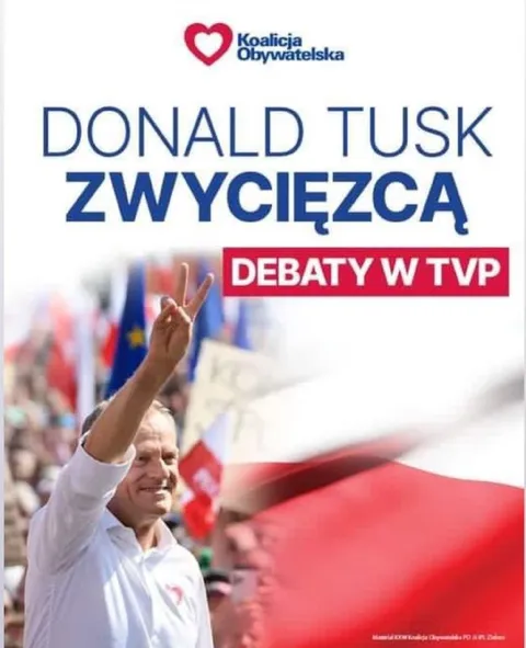 Donald Tusk zwycięzca debaty