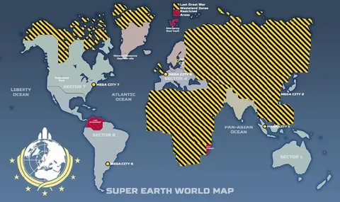 Super Earth World Map