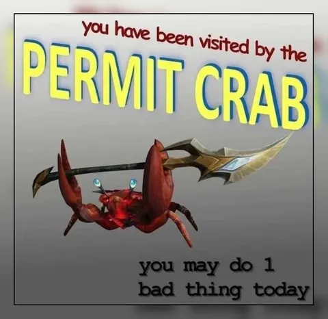 Permit Crab One Bad Thing