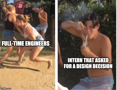 Full-Time Engineers vs Intern