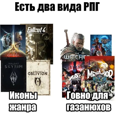 Есть два вида RPG