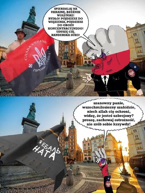 Ukraiński rzeźnik spotyka szahida